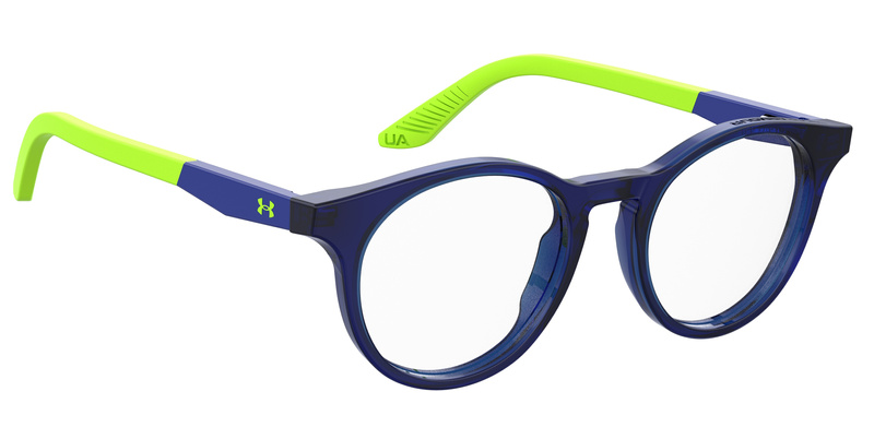 Okulary UNDER ARMOUR UA9004PJPE417. Okulary, Kolor niebieski. Dziecko.