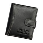 Kompaktowy rozbudowany stylowy Skórzany męski zapinany portfel Wild