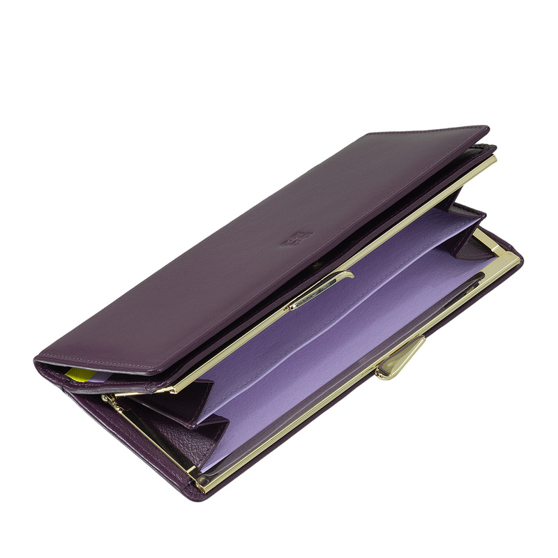 DuDu Podłużna damska portmonetka skóra naturalna podłużny duży portfel