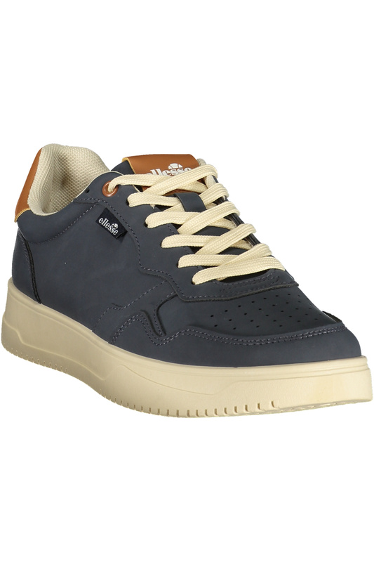 Niebieskie sneakersy męskie Ellesse Pansit 004 – brązowe detale