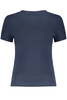 NIEBIESKI T-SHIRT DAMSKI Z KRÓTKIM RĘKAWEM TOMMY HILFIGER