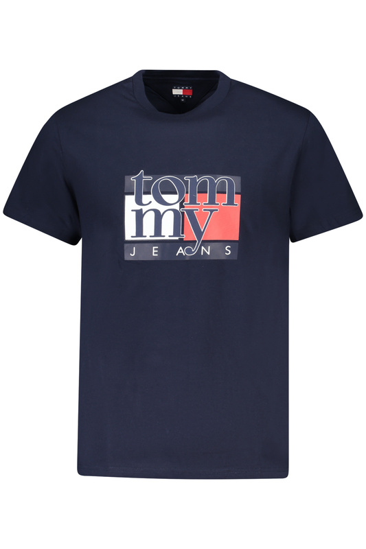 TOMMY HILFIGER MĘSKA KOSZULKA Z KRÓTKIM RĘKAWEM NIEBIESKA