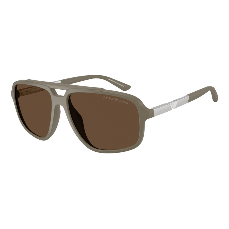 Okulary EMPORIO ARMANI EA4236U543773. Okulary przeciwsłoneczne, Kolor beżowy. Mężczyzna.
