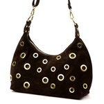 Vera Pelle damska listonoszka skóra naturalna zamszowa torebka na ramię