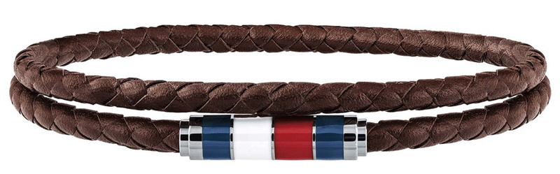 Biżuteria TOMMY HILFIGER 2790055. Bransoletka, Kolor brązowy. Mężczyzna.