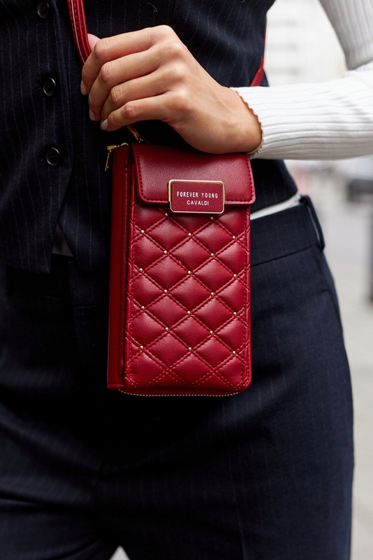 Damski portfel ze skóry ekologicznej Cavaldi M-09