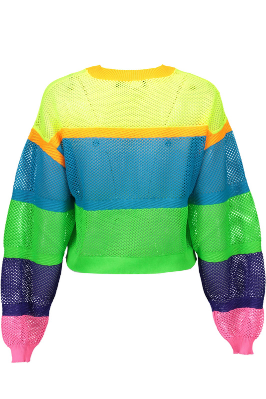 WIELOKOLOROWY SWETER LOVE MOSCHINO