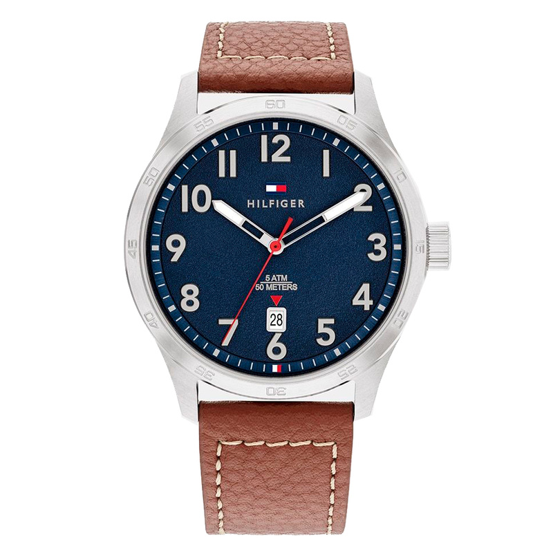Zegarek TOMMY HILFIGER 1710559. Kwarcowy, Kolor niebieski. Mężczyzna.
