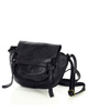 Marco Mazzini Torebka listonoszka skórzana saddle bag czarny