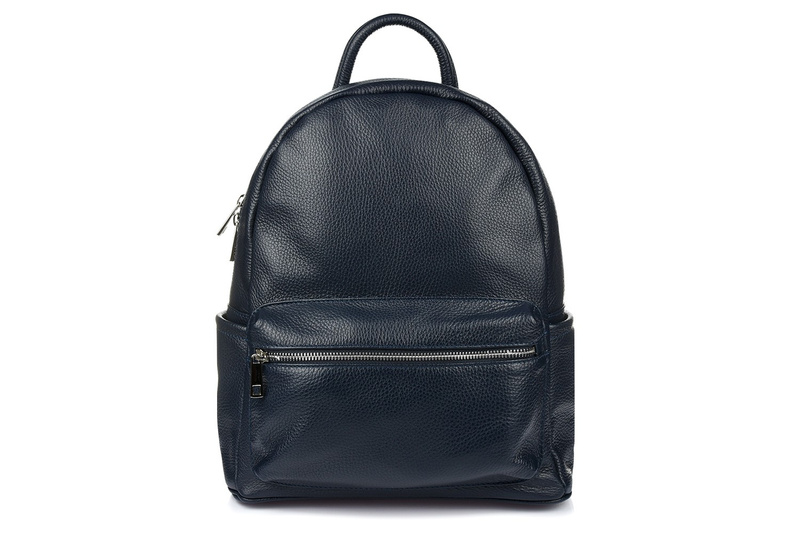 Skórzany plecak A4 duży pojemny do szkoły Włoski P16