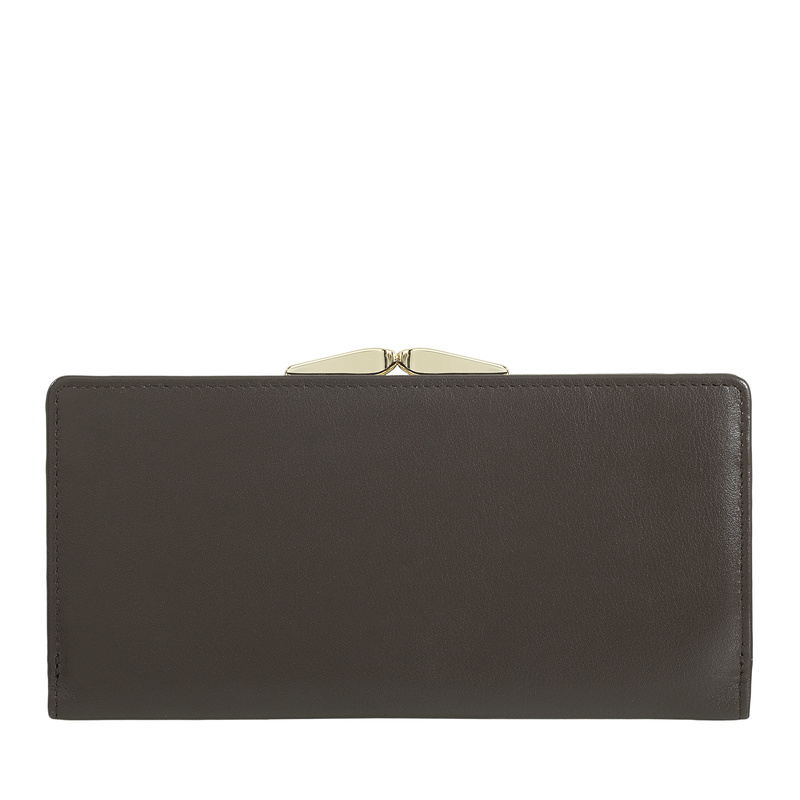 DuDu Podłużna damska portmonetka skóra naturalna podłużny duży portfel