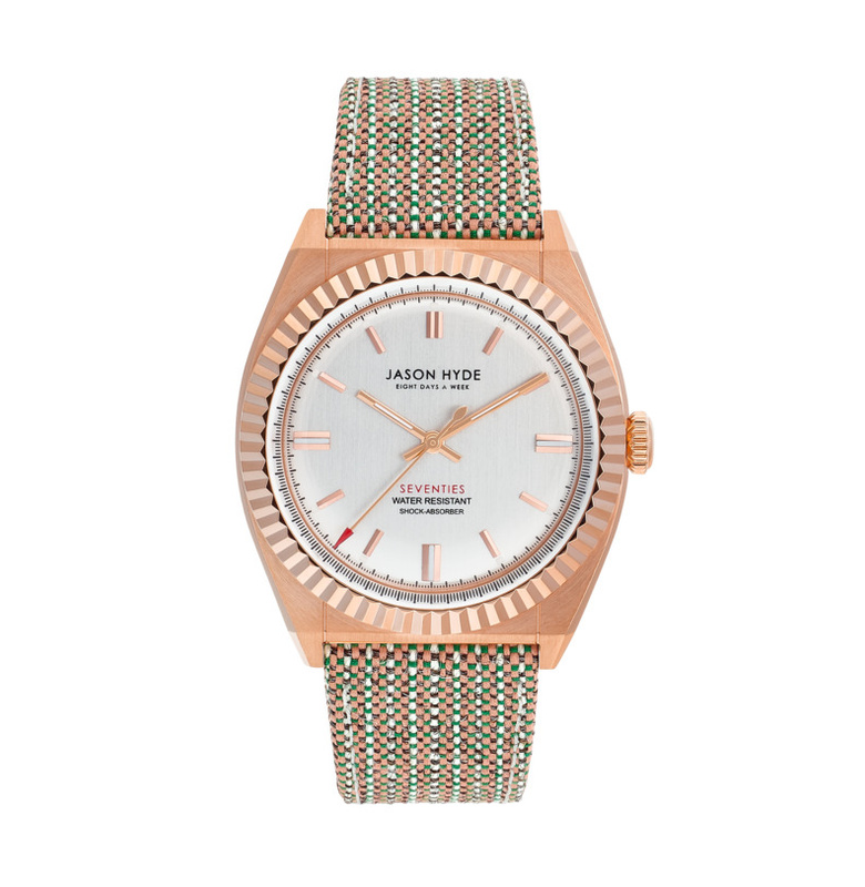 Zegarek JASON HYDE JH10006. Kwarcowy, Kolor srebrny. Mężczyzna.