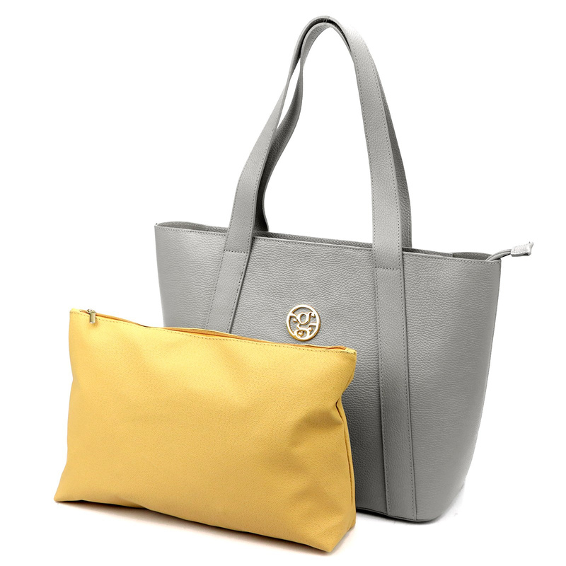 Gregorio shopperbag damska skóra naturalna torebka na ramię z saszetką