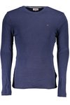 NIEBIESKI T-SHIRT MĘSKI Z DŁUGIM RĘKAWEM TOMMY HILFIGER