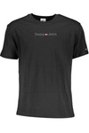 CZARNY T-SHIRT MĘSKI Z KRÓTKIM RĘKAWEM TOMMY HILFIGER
