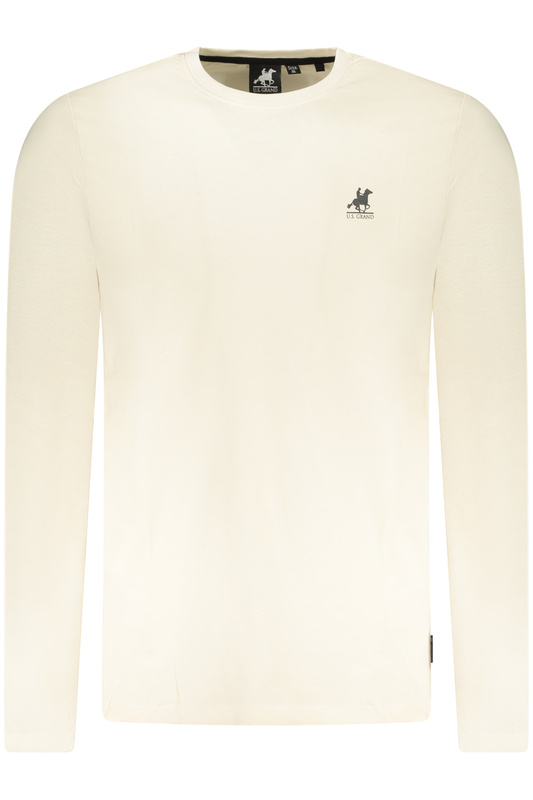 Koszulka męska z długim rękawem US GRAND w kolorze beżowym