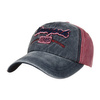 Niebieska czapka z daszkiem baseballówka vintage uniwersalna cz-m-60