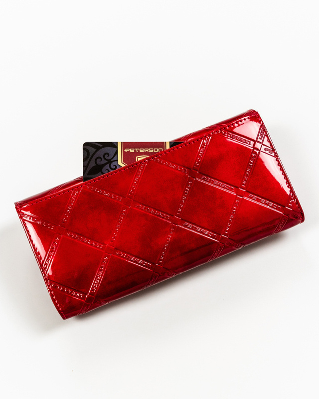 Damski Portfel BADURA B-72401P-SH skóra naturalna