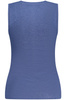 LAURA BIAGIOTTI DAMSKI NIEBIESKI TANK TOP ZEWN�TRZNY
