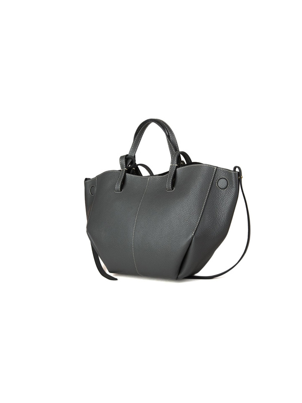 Damska torebka shopper Giulia Monti GM1665 ciemnoszara