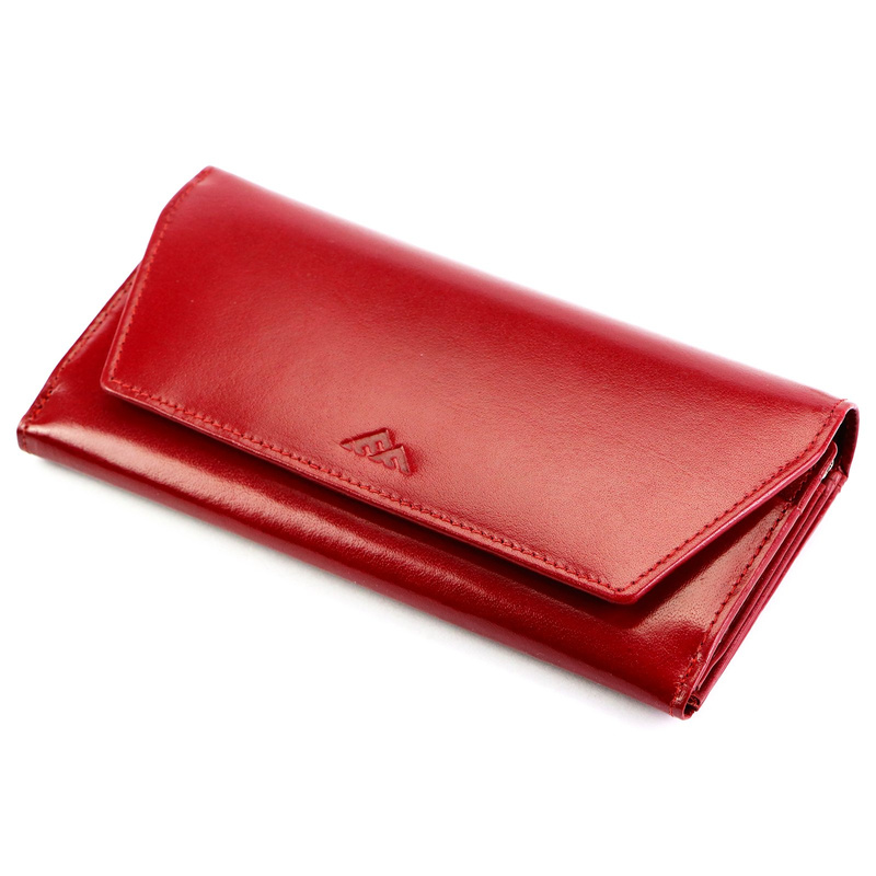 EL FORREST portmonetka skóra naturalna portfel podłużny duży zatrzask RFID