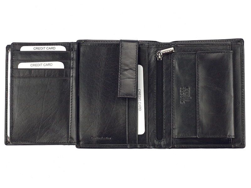 Skórzany męski portfel Rovicky PC-104-BAR RFID