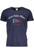 NIEBIESKI MĘSKI T-SHIRT Z KRÓTKIM RĘKAWEM SZKOŁA MORSKA