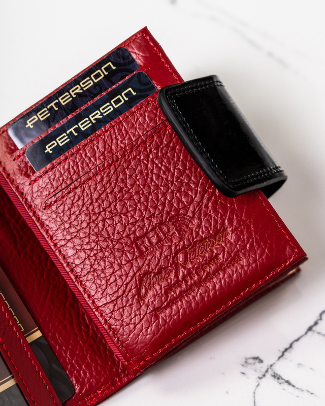 Skórzany damski portfel Peterson PTN 42329-SH-1