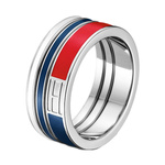 Biżuteria TOMMY HILFIGER 2700861B. Pierścionek, Kolor czerwony. Kobieta.