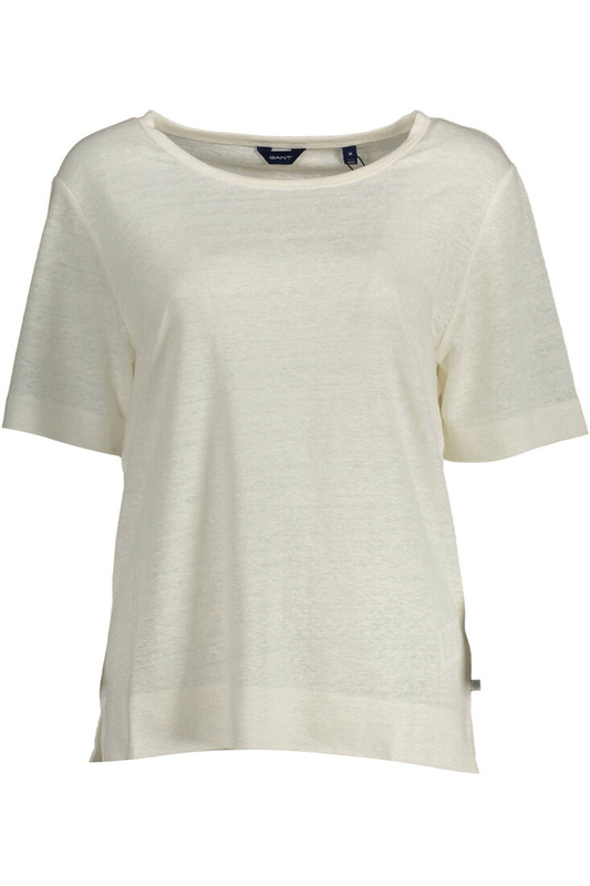 GANT T-SHIRT Z KRÓTKIM RĘKAWEM DAMSKI BIAŁY