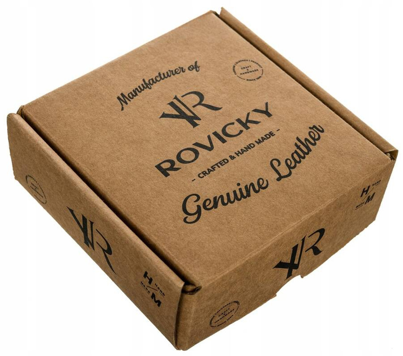 Męski pasek ze skóry naturalnej - Rovicky