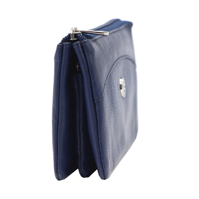 Gregorio damska portmonetka skóra naturalna duży portfel zasuwany