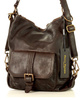 Torba skórzana dla wymagających z opcją plecak old school leather bag - MARCO MAZZINI ciemny brąz caffe