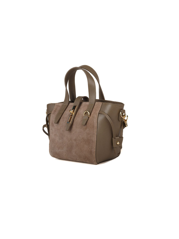 Damska torebka na ramię Giulia Monti GM1611 D40, taupe