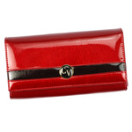 Cavaldi damski portfel skóra naturalna lakierowana duża portmonetka