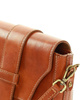 Torebka skórzana crossbody bag MAZZINI VERONA - camel