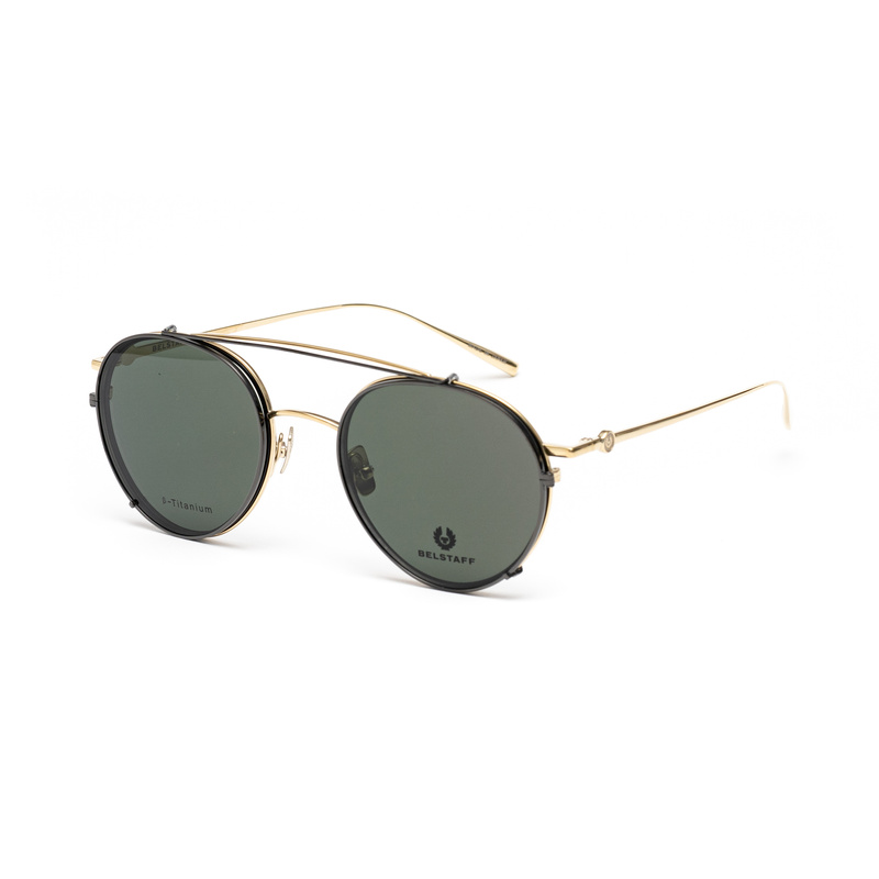 Okulary BELSTAFF JAGGEDCLIPON. VIEW + CLIP-ON, Kolor złoty. Kobieta.