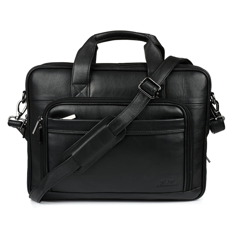 Duża solidna skórzana torba Beltimore na laptopa dokumenty M56