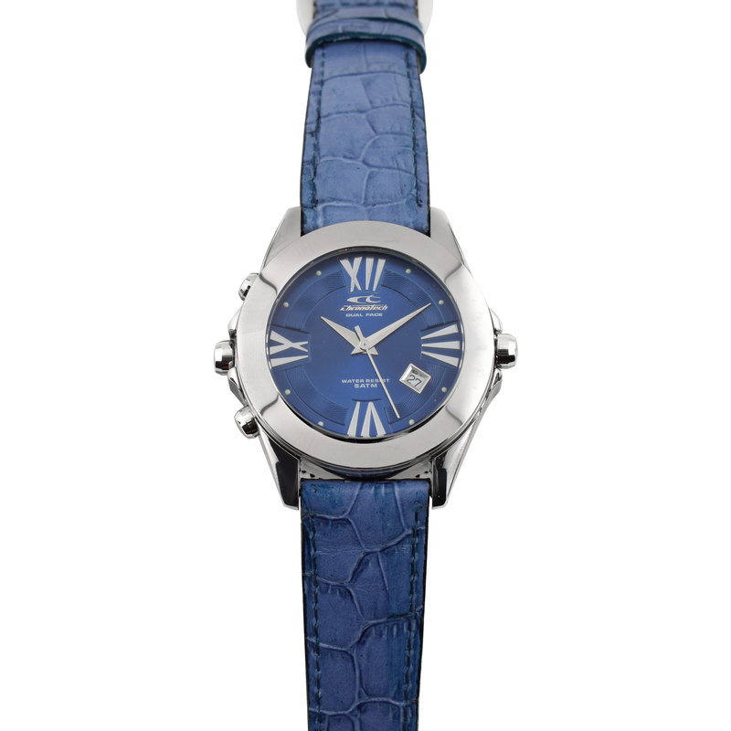 Zegarek CHRONOTECH CT7686-12SS. Kwarcowy, Kolor czerwony. Mężczyzna.