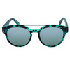 Okulary ITALIA INDEPENDENT 0900-152-000. Okulary przeciwsłoneczne, Kolor czarny zielony. Kobieta.