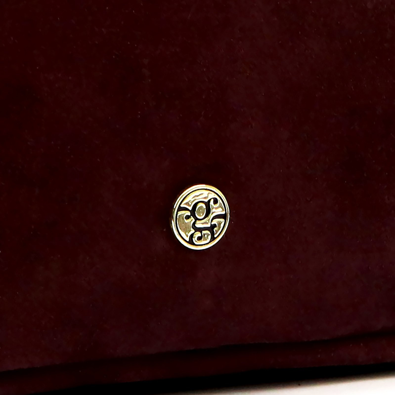 Gregorio damska listonoszka skóra naturalna zamsz trzykomorowa na ramię