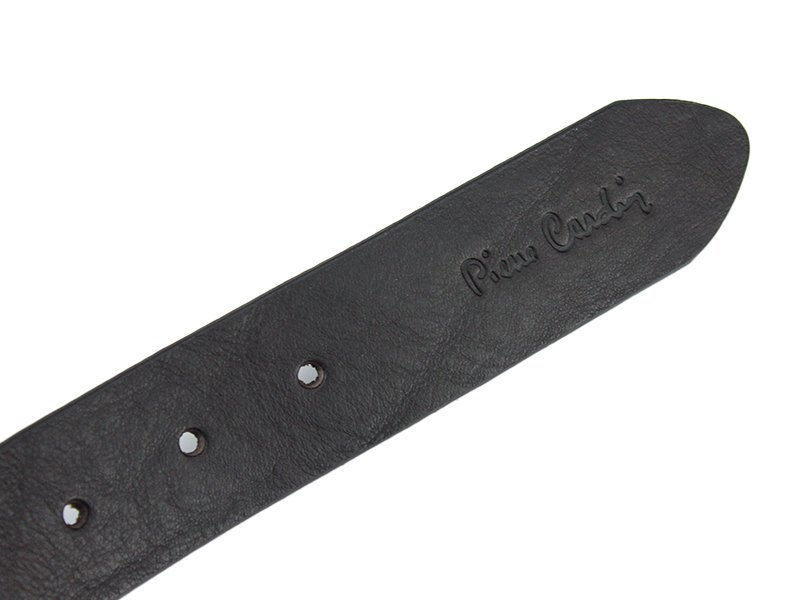 Pierre Cardin męski pasek do spodni skóra naturalna klasyczna klamra