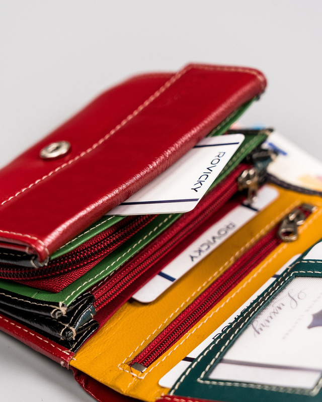 Skórzany damski portfel Rovicky R-RD-02-GCL-Q