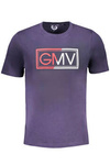 T-SHIRT MĘSKI Z KRÓTKIM RĘKAWEM GIAN MARCO VENTURI NIEBIESKI