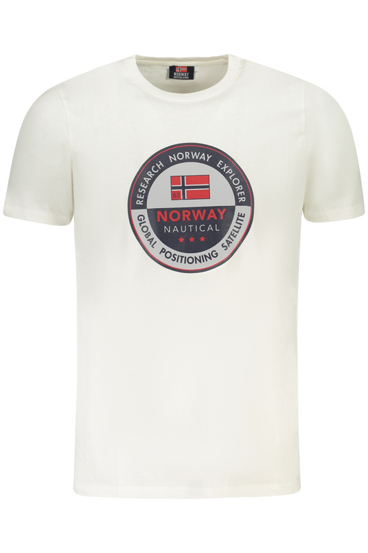 Norway 1963 MĘSKA KOSZULKA Z KRÓTKIM RĘKAWEM BIAŁA