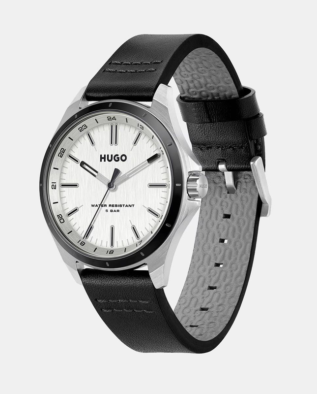 Zegarek HUGO 1530325. Kwarcowy, Kolor srebrny. Mężczyzna.