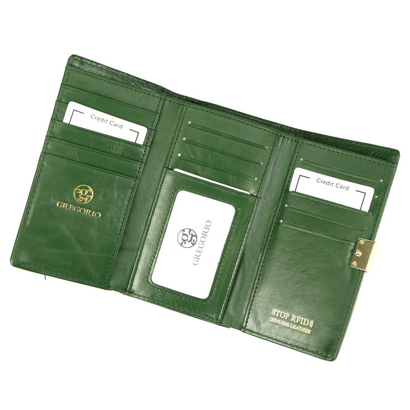 Elegancki portfel damski skórzany od Gregorio