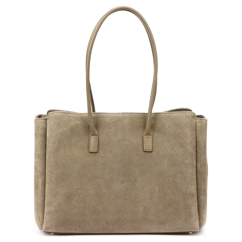 Camilla damska torebka na ramię zamszowa skóra naturalna shopperbag