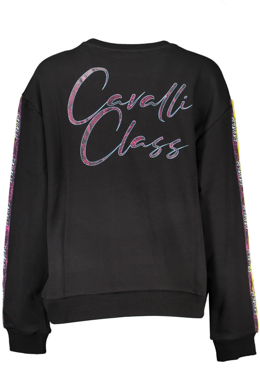 BLUZA CAVALLI CLASS BEZ ZAMKA DAMSKA CZARNA