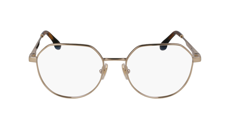 Okulary VICTORIA BECKHAM VB21355217714. EYEGLASSES, Kolor złoty. Kobieta.